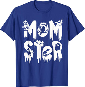 Funny Momster Halloween Mom Costume Dadcula Family matching T-Shirt - T-Shirt | Royal