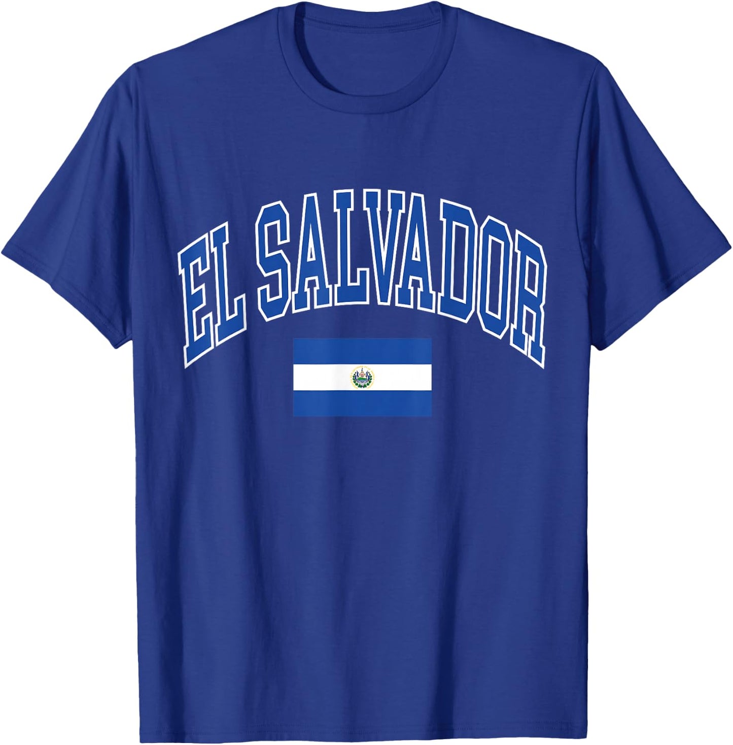 El Salvador Flag T-Shirt - T-Shirt | Royal