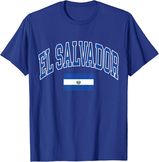 El Salvador Flag T-Shirt - T-Shirt | Royal