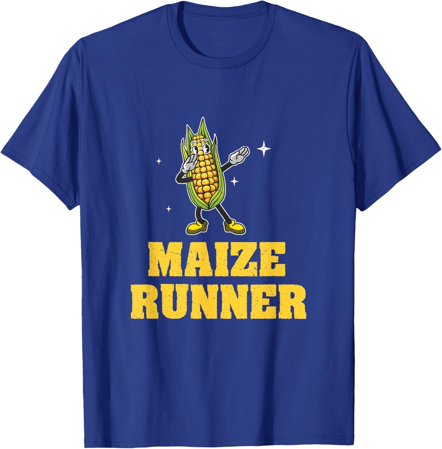 Corn Maze Maize Runner Funny Harvest Season T-Shirt - T-Shirt | Royal