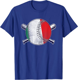 Italian Baseball Sport Italy Baseball T-Shirt - T-Shirt | Royal