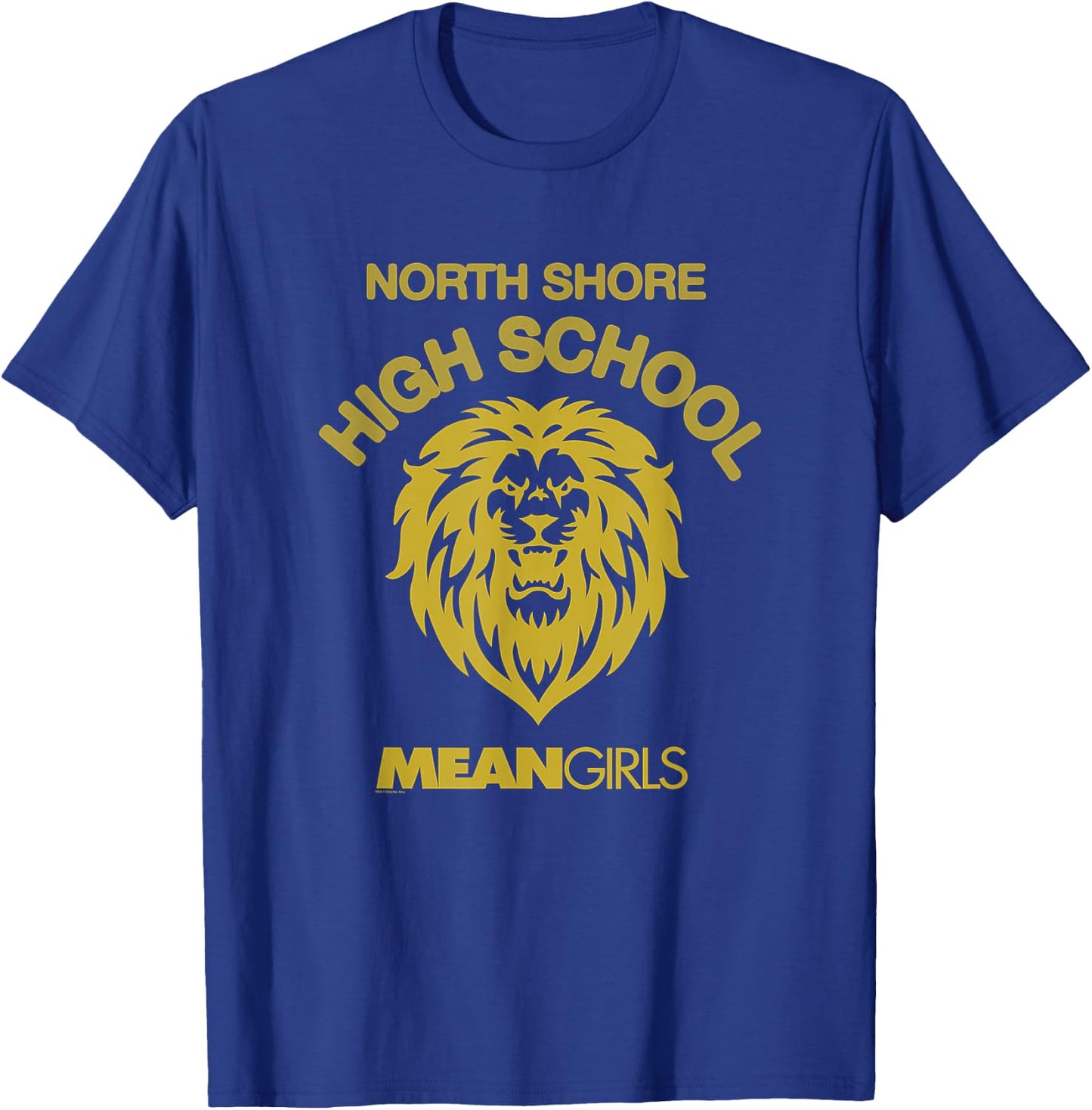 Mean Girls North Shore High School Lion Head Math Team T-Shirt - T-Shirt | Royal