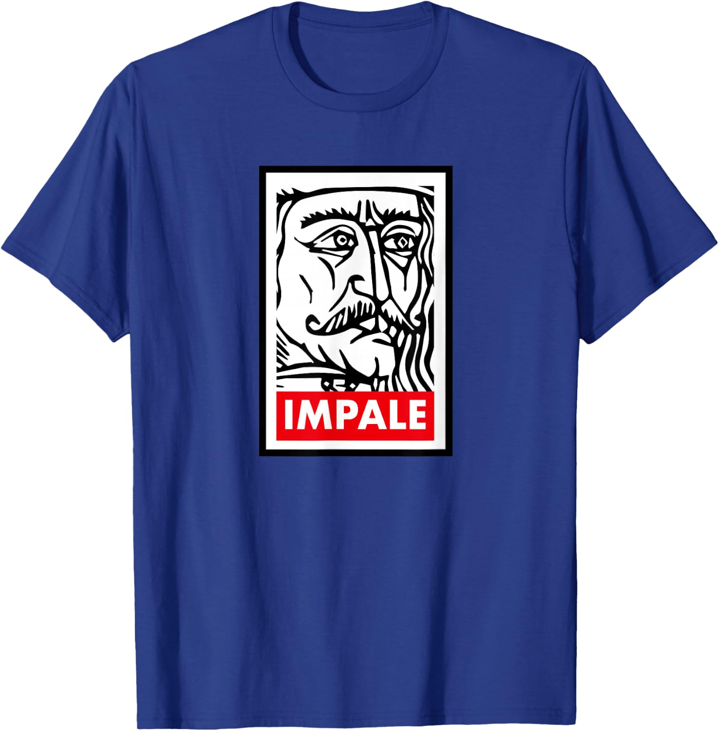 Vlad The Impaler Impale Gothic Grunge Occult Vampire T-Shirt - T-Shirt | Royal