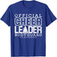 Cheer Dad Funny Papa Official Cheerleader Bodyguard Men T-Shirt - T-Shirt | Royal