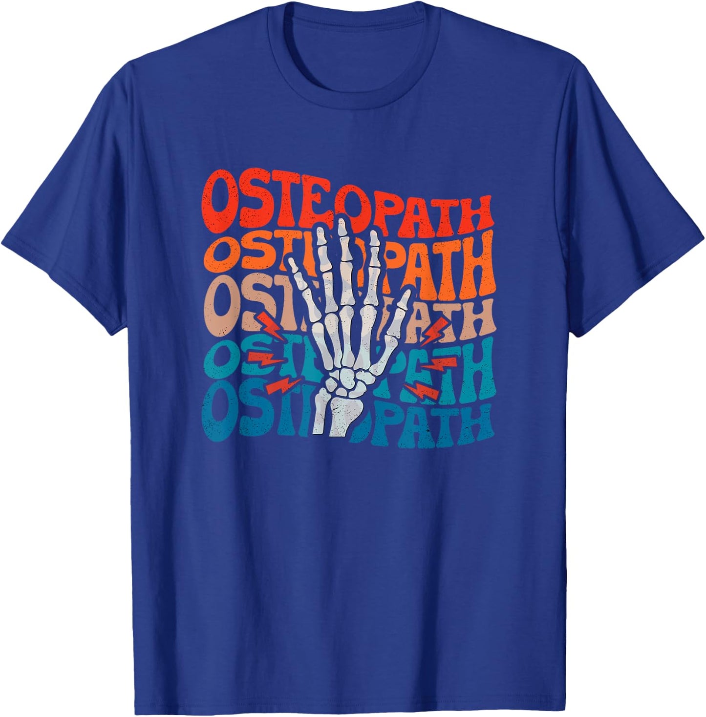 Osteopath Repeat Osteopathy Osteopathic Medicine Do Doctor T-Shirt - T-Shirt | Royal