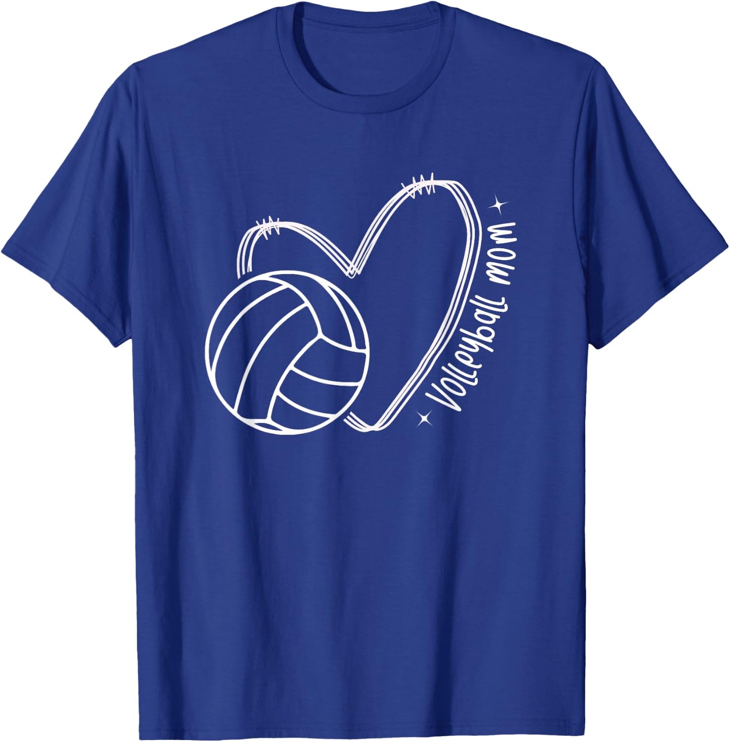 Volleyball Mom T-Shirt - T-Shirt | Royal