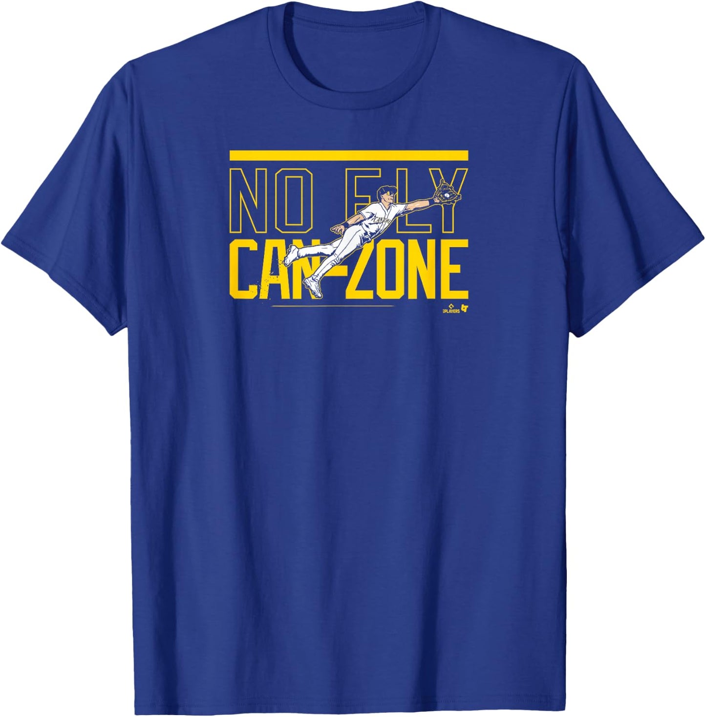 Dominic Canzone - No Fly Can-Zone - Seattle Baseball T-Shirt - T-Shirt | Royal