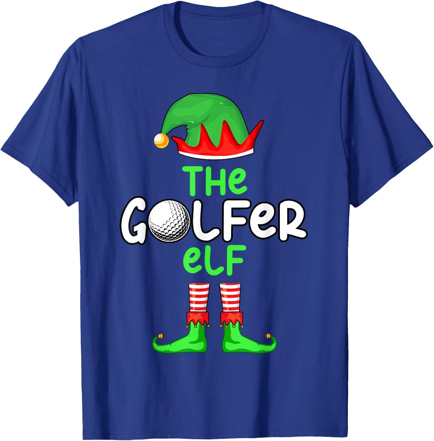 I'm The Golf Elf Golfer Christmas Family Matching Pajama T-Shirt - T-Shirt | Royal