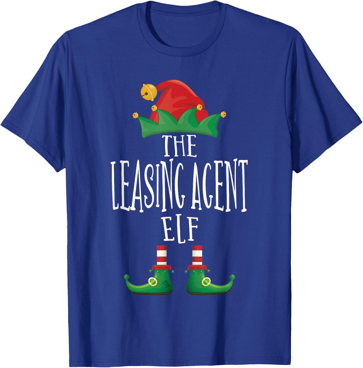 Leasing Agent Elf Shirt Family Matching Group Christmas T-Shirt - T-Shirt | Royal