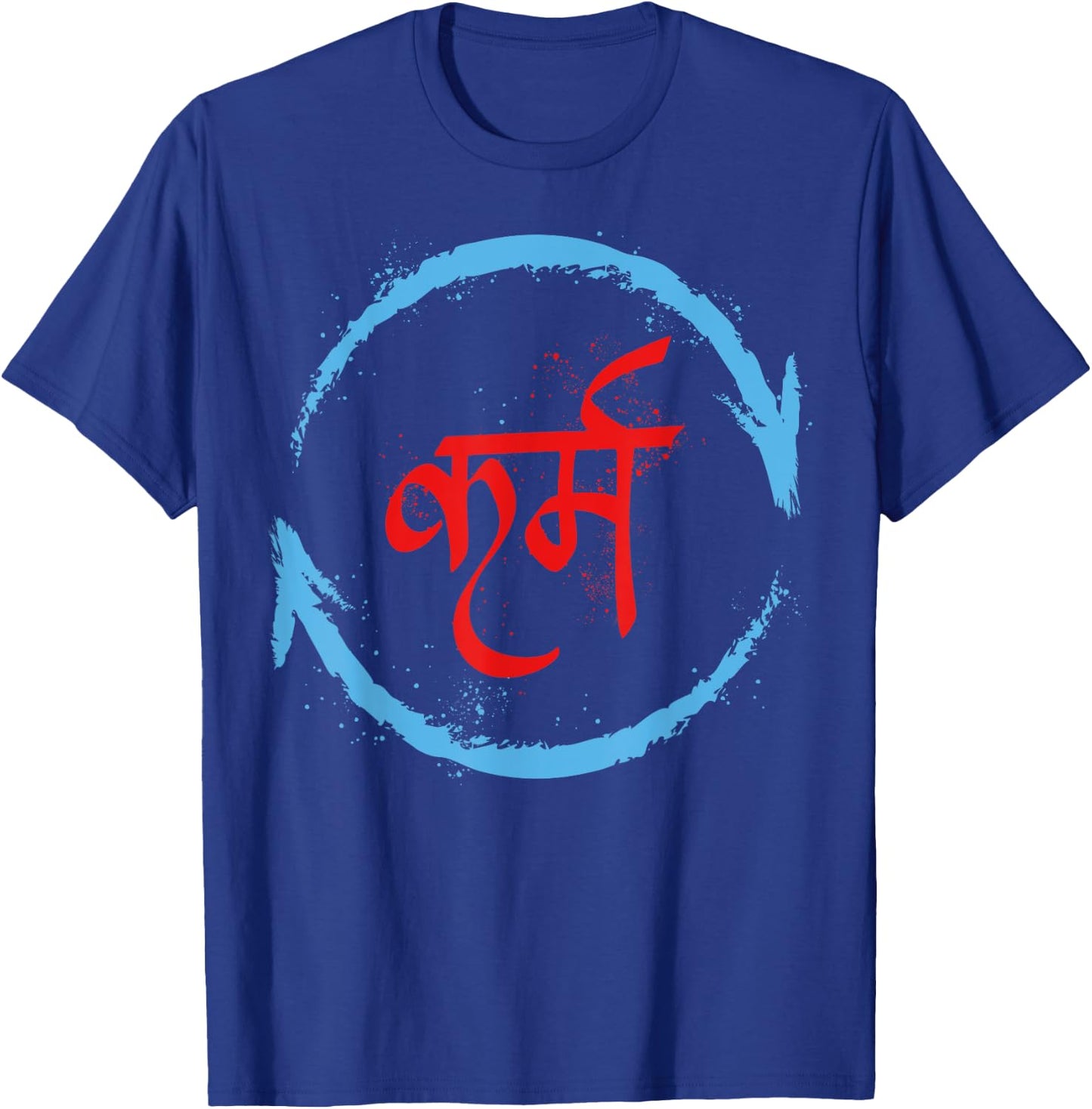 Karma In Hindi Sanskrit Yoga Universal Law Buddhism positive T-Shirt - T-Shirt | Royal