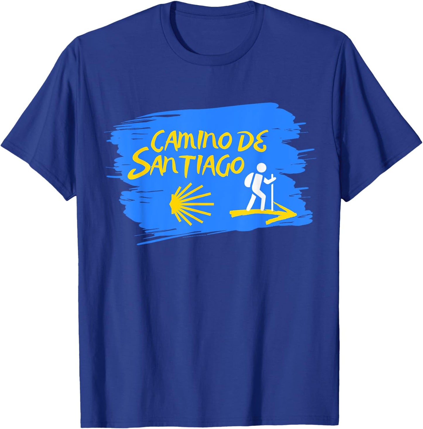 CAMINO DE SANTIAGO Pilgrimage Souvenir T-Shirt - T-Shirt | Royal