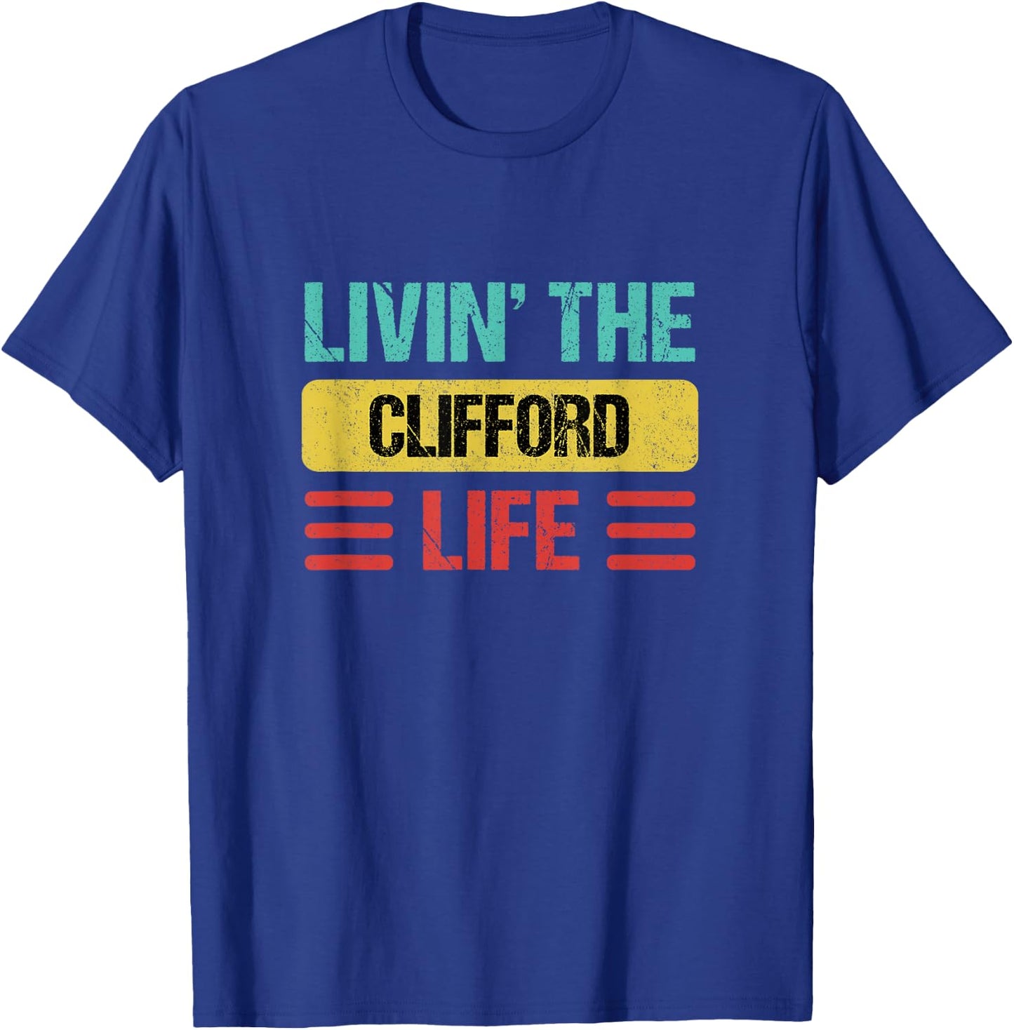 Clifford Name T-Shirt - T-Shirt | Royal