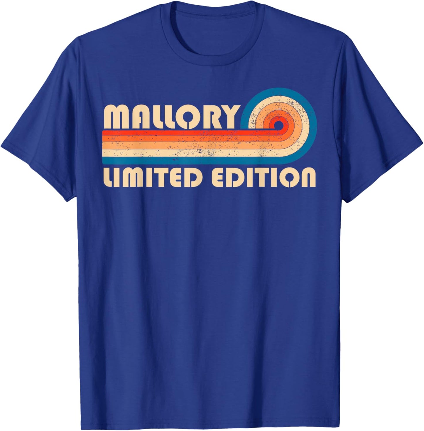 MALLORY Surname Retro Vintage 80s 90s Birthday Reunion T-Shirt - T-Shirt | Royal