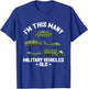 Kids 5 Year Old Boy Military Vehicles Army 5th Birthday Kids T-Shirt - T-Shirt | Royal