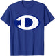 Dickinson High School - Dickinson Gators Distressed T-Shirt - T-Shirt | Royal