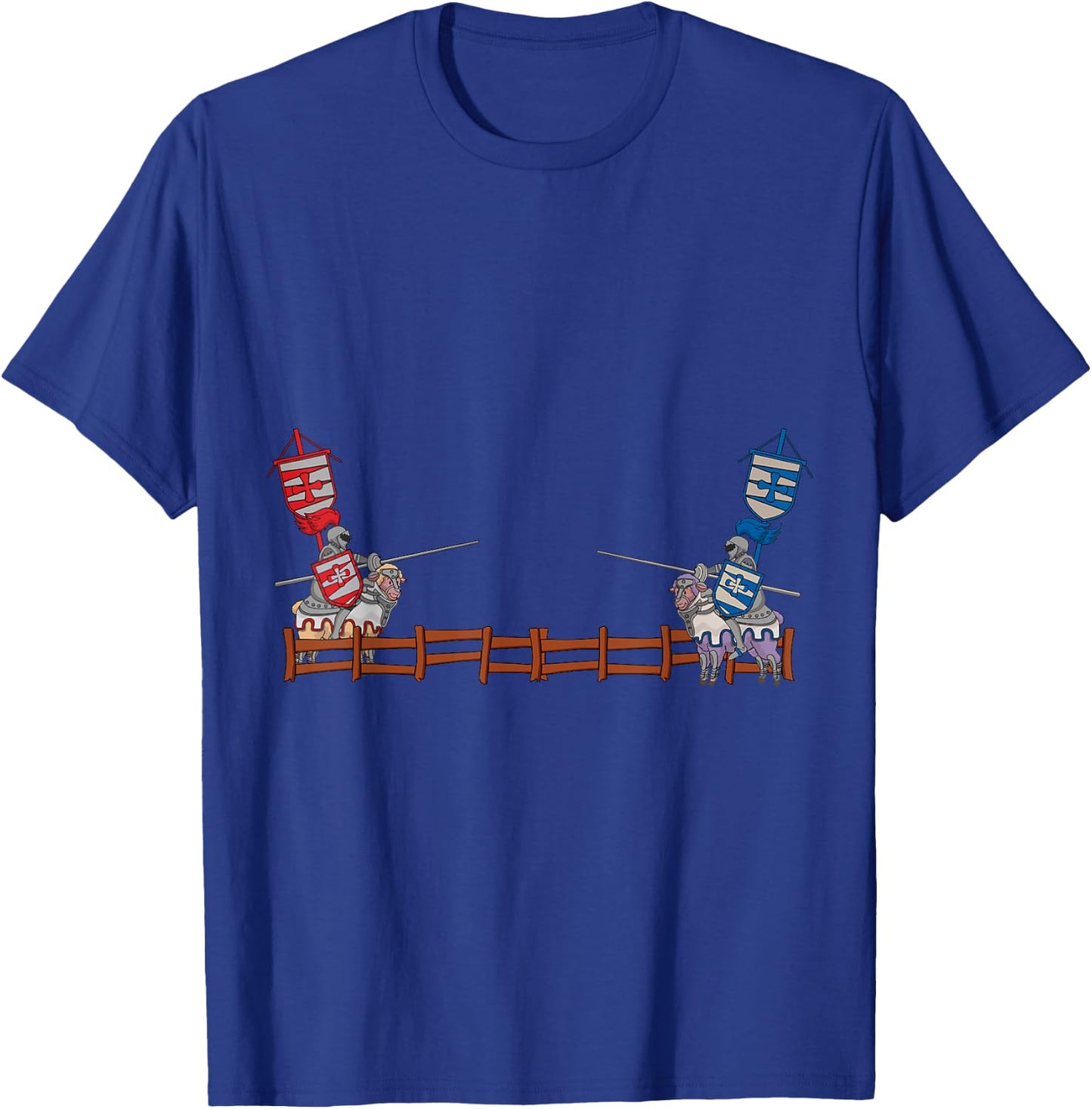 Jousting Fighting Knight Renaissance Festival Joust Medieval T-Shirt - T-Shirt | Royal