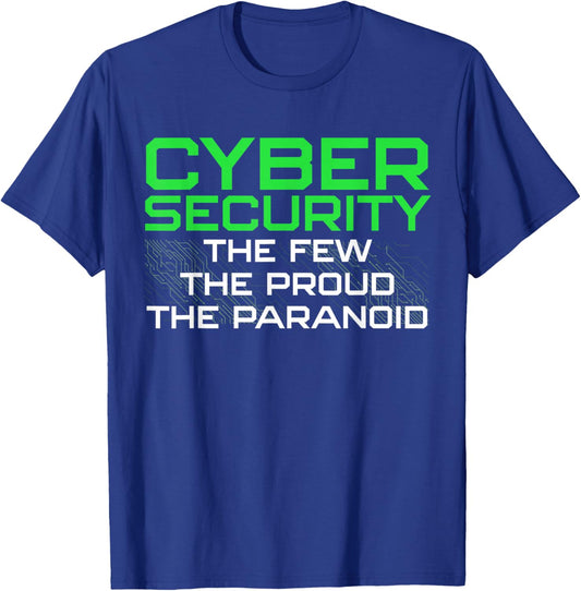 Funny Cybersecurity Art Women Geek Programmer Lovers T-Shirt - T-Shirt | Royal