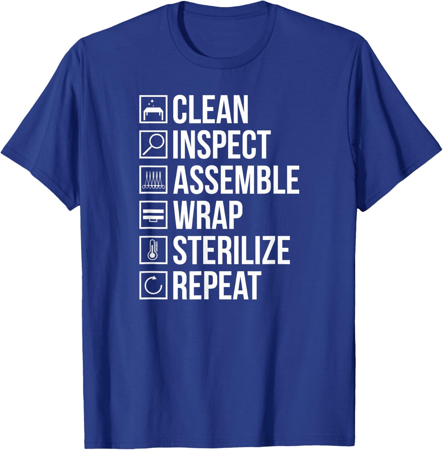 Sterile Processing Technician Sterile Processing Tech T-Shirt - T-Shirt | Royal