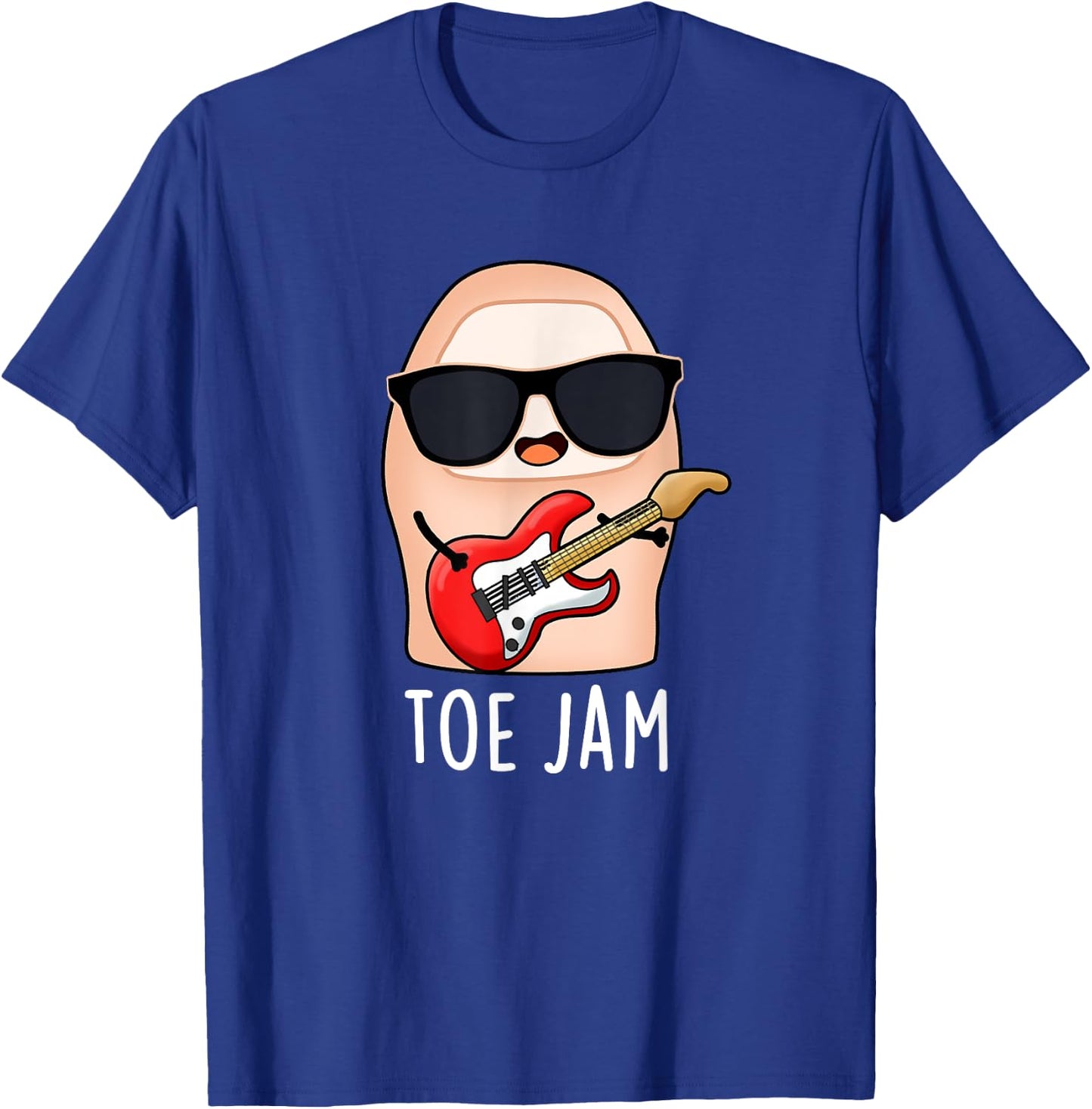 Toe Jam Funny Music Pun T-Shirt - T-Shirt | Royal