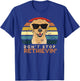 Don't Stop Retrieving Vintage Golden Retriever Owner Mom Dad T-Shirt - T-Shirt | Royal