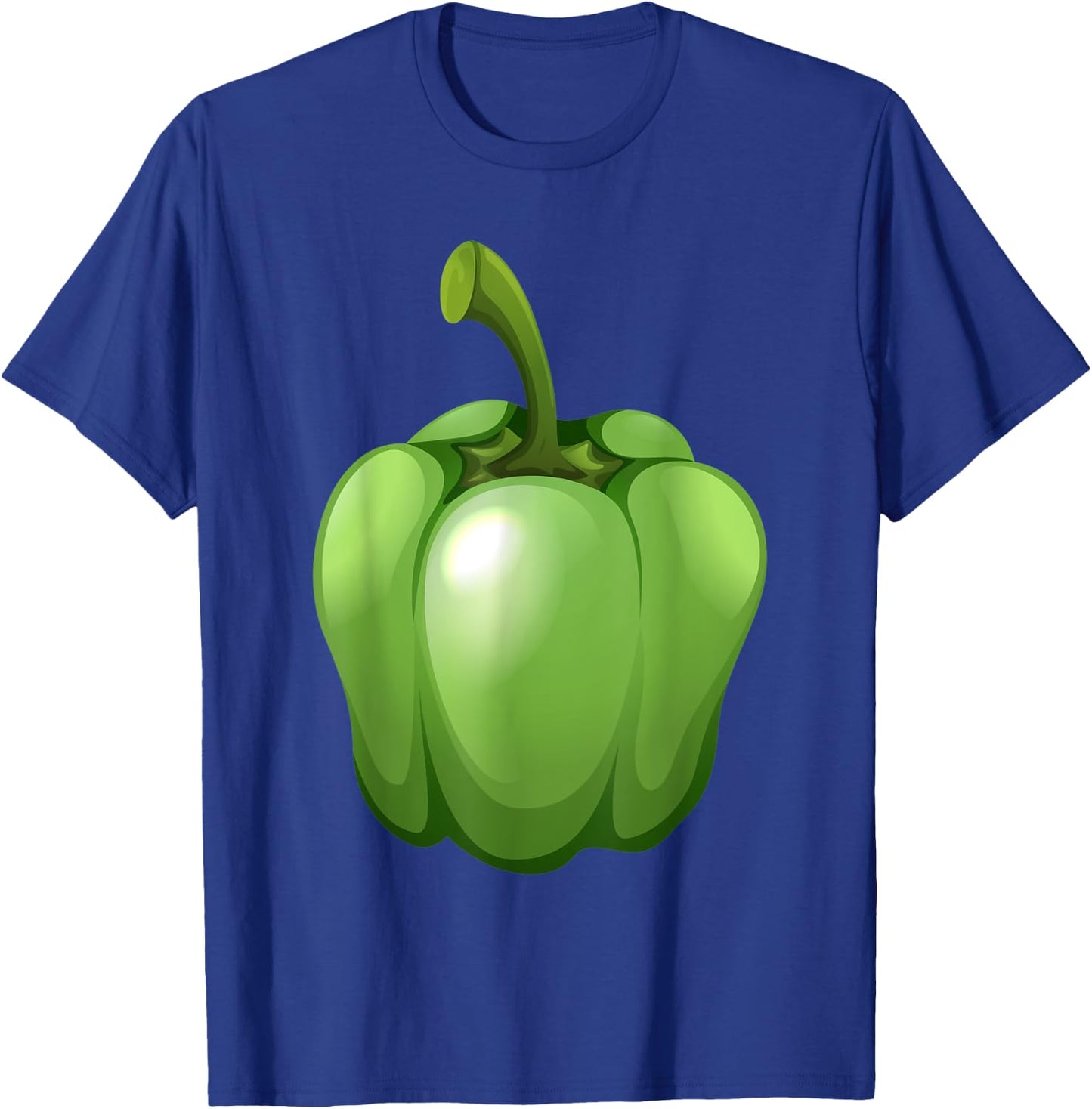 Green Bell Pepper Love Vegetable Veggie Salad Costume T-Shirt - T-Shirt | Royal