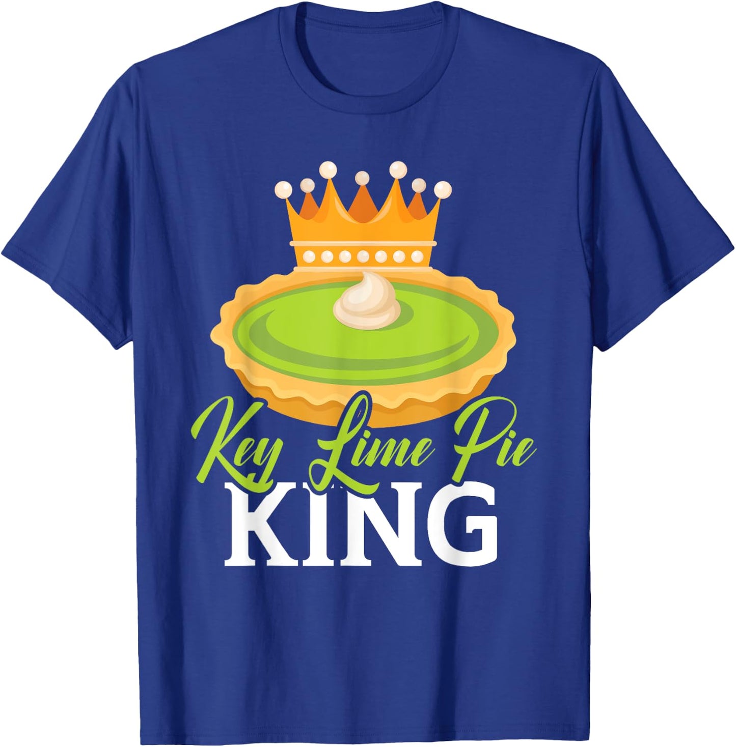 Key Lime Pie King Florida Dessert Key Lime Pie Baker T-Shirt - T-Shirt | Royal