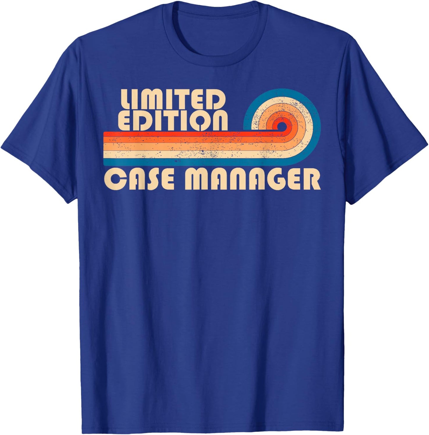 CASE MANAGER Funny Job Title Profession Birthday Worker T-Shirt - T-Shirt | Royal