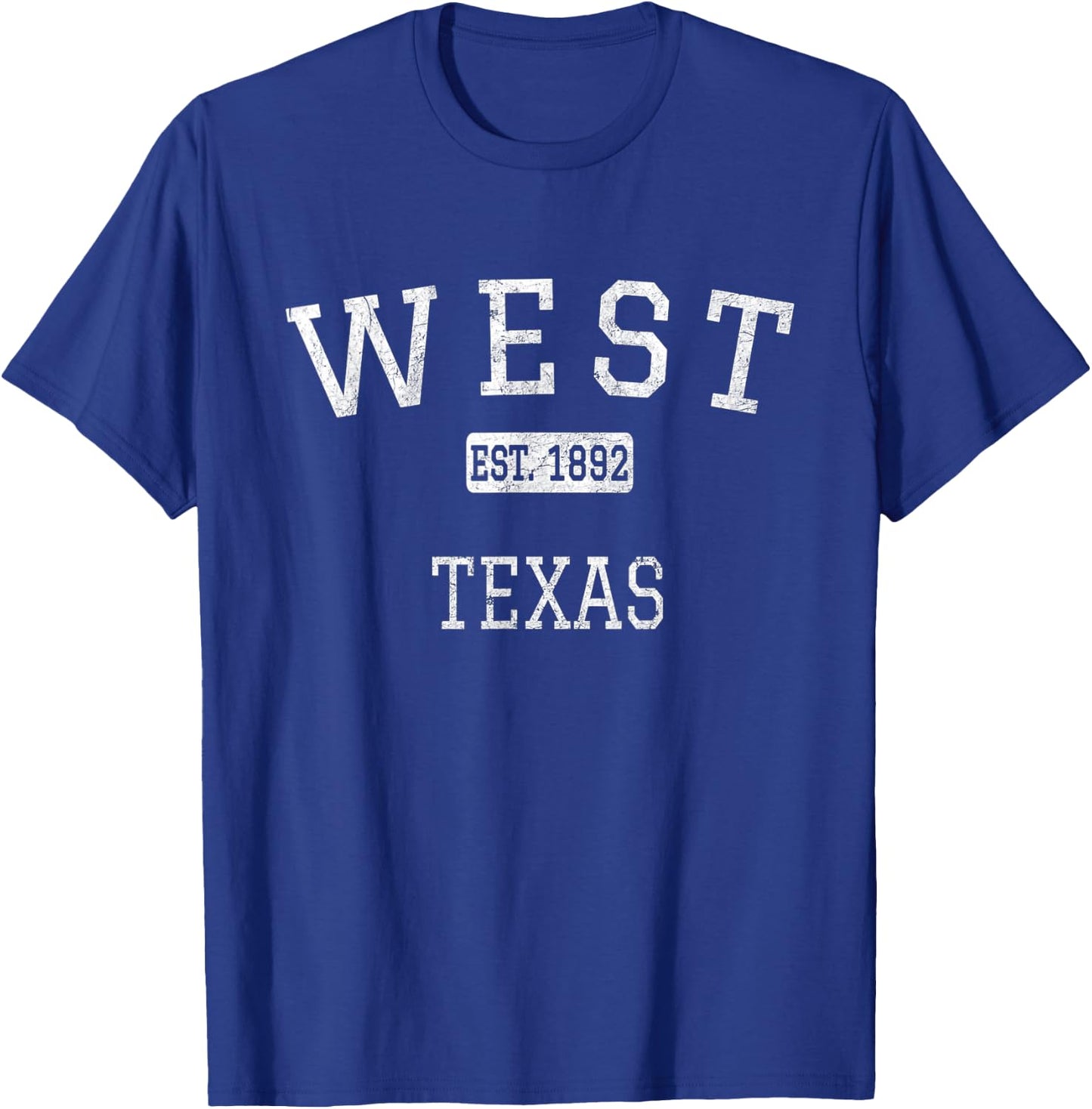 West Texas TX Vintage T-Shirt - T-Shirt | Royal
