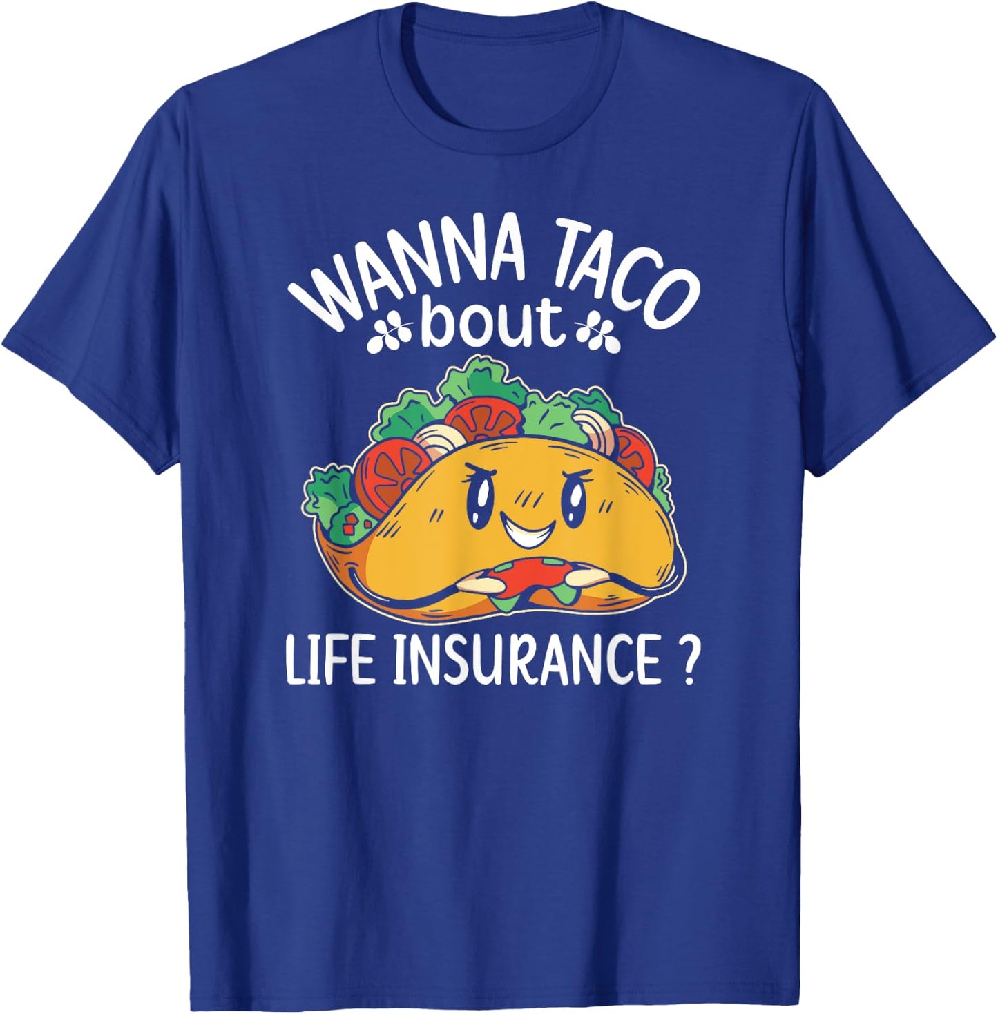 Life insurance Sales Agent Men Women Life Insurance Broker T-Shirt - T-Shirt | Royal