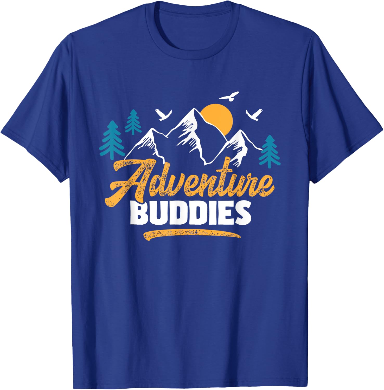 Adventure Buddies - Travel Buddy Traveler Traveling T-Shirt - T-Shirt | Royal