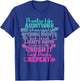 Theater Thespian Theatre Life Auditions Rehearsals T-Shirt - T-Shirt | Royal