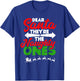 Dear Santa They're The Naughty Ones - Funny Christmas T-Shirt - T-Shirt | Royal