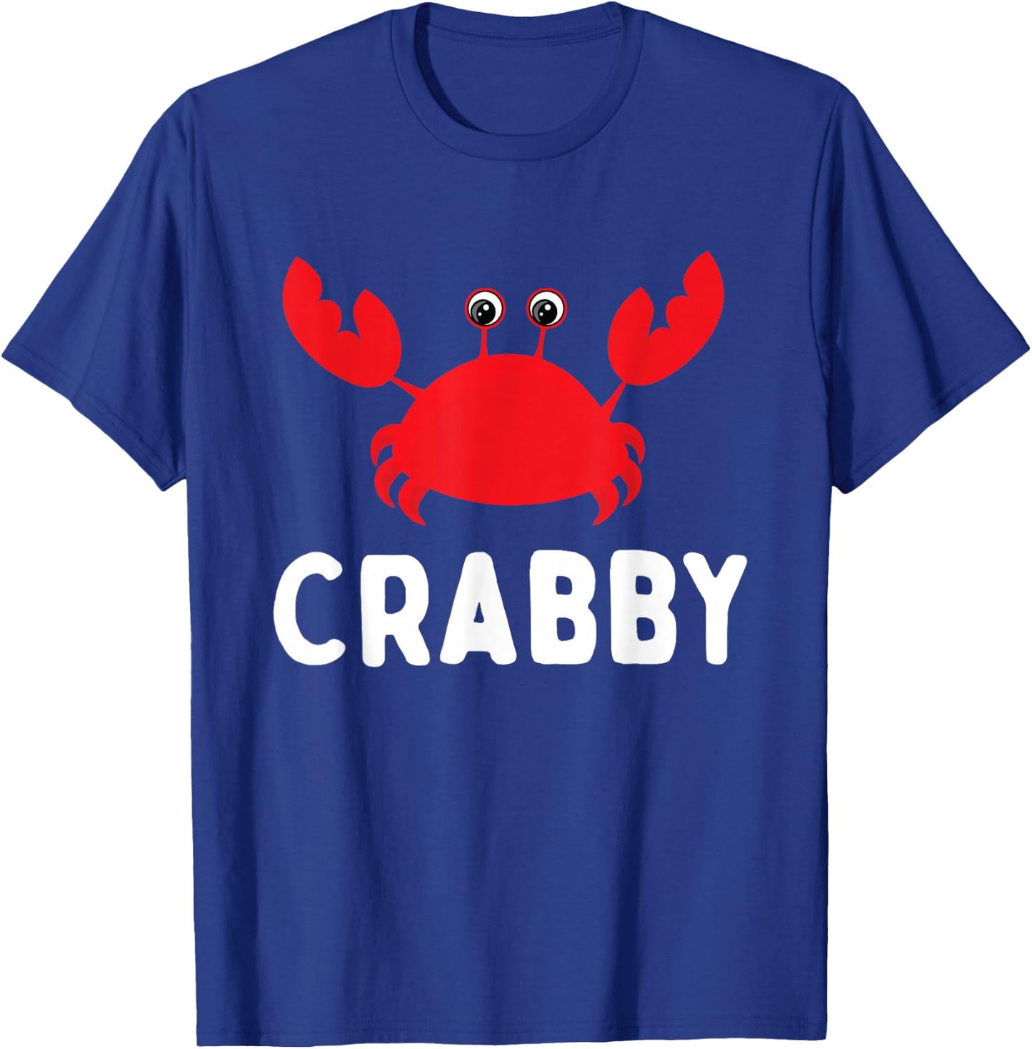 Crabby - Beach Sea Lover Crab Crustacean Animal Lover T-Shirt - T-Shirt | Royal