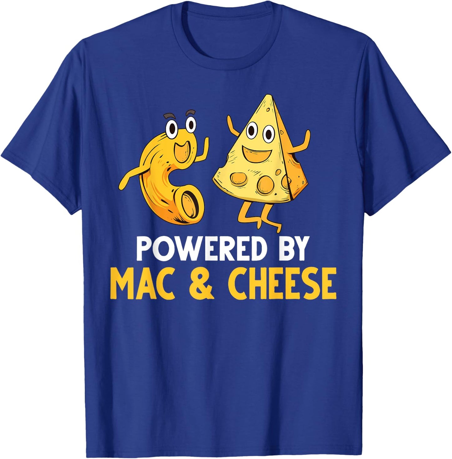 Funny Mac And Cheese Gift Kids Men Women Macaroni Cheese T-Shirt - T-Shirt | Royal