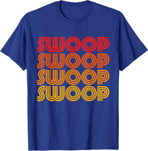 Swoop Funny Bird Wing Fly Avian Snag Odd Word Noise Love Fan T-Shirt - T-Shirt | Royal
