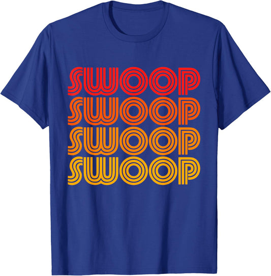 Swoop Funny Bird Wing Fly Avian Snag Odd Word Noise Love Fan T-Shirt - T-Shirt | Royal
