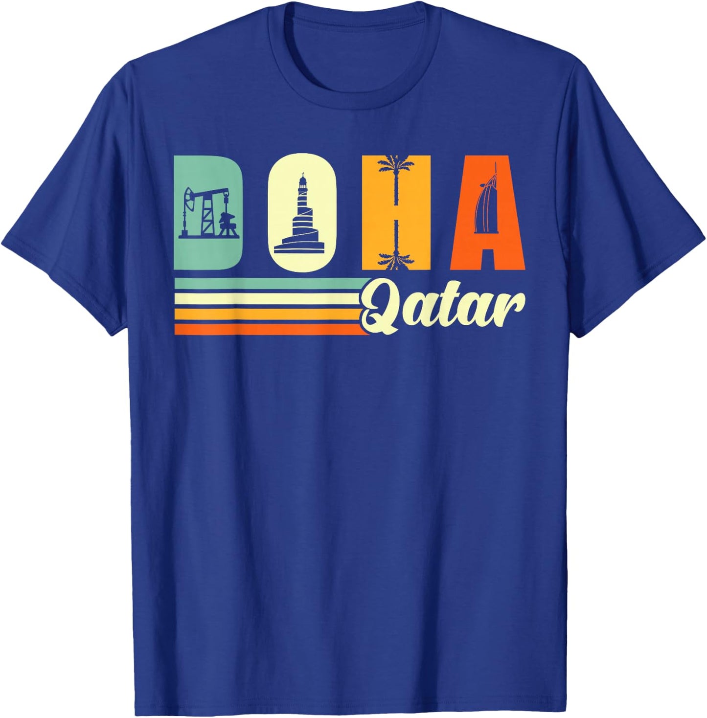 Souvenir Doha Qatar T-Shirt - T-Shirt | Royal