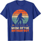 Mom of the Birthday Boy Bigfoot Birthday T-Shirt - T-Shirt | Royal