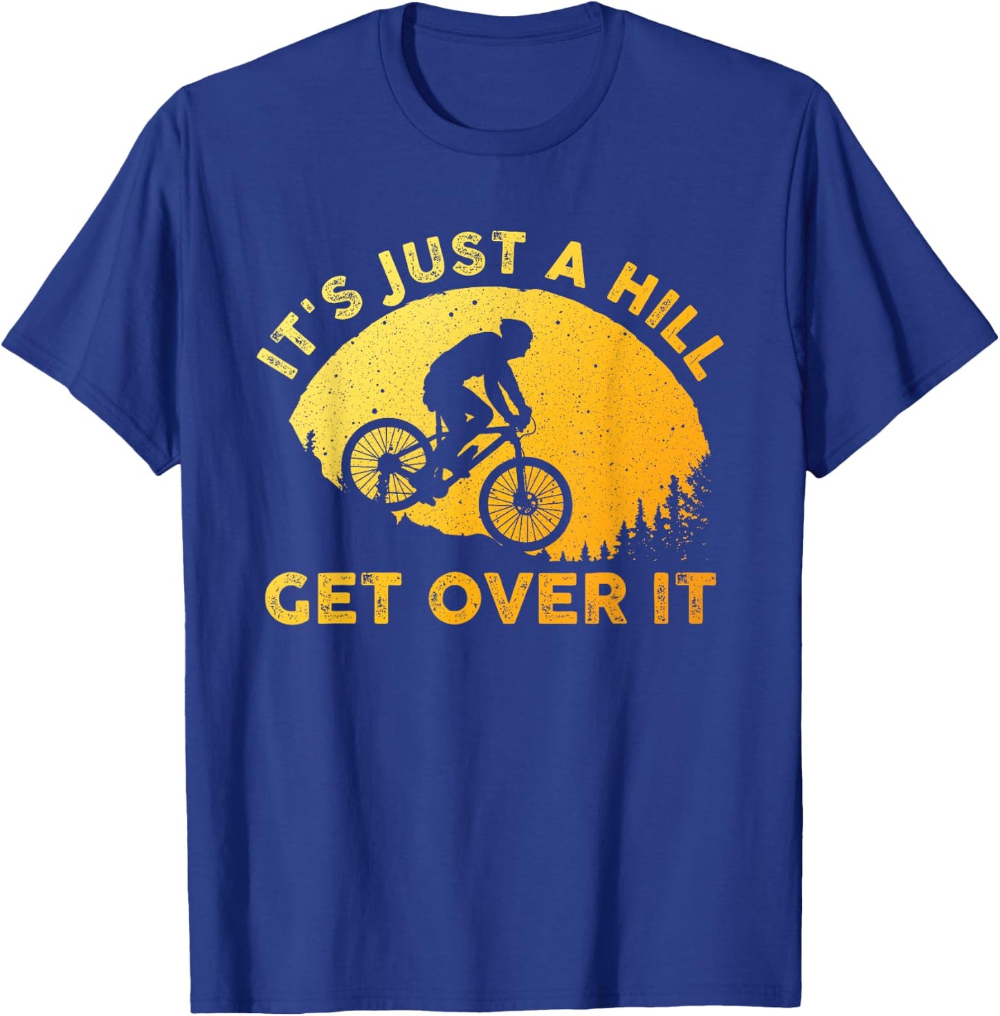 Funny Mountain Biking Art Women Trail Mountain Bike T-Shirt - T-Shirt | Royal