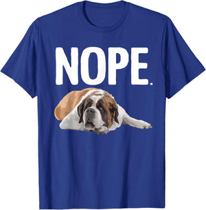 Funny Saint Bernard Art Women St. Bernard Dog Lovers T-Shirt - T-Shirt | Royal