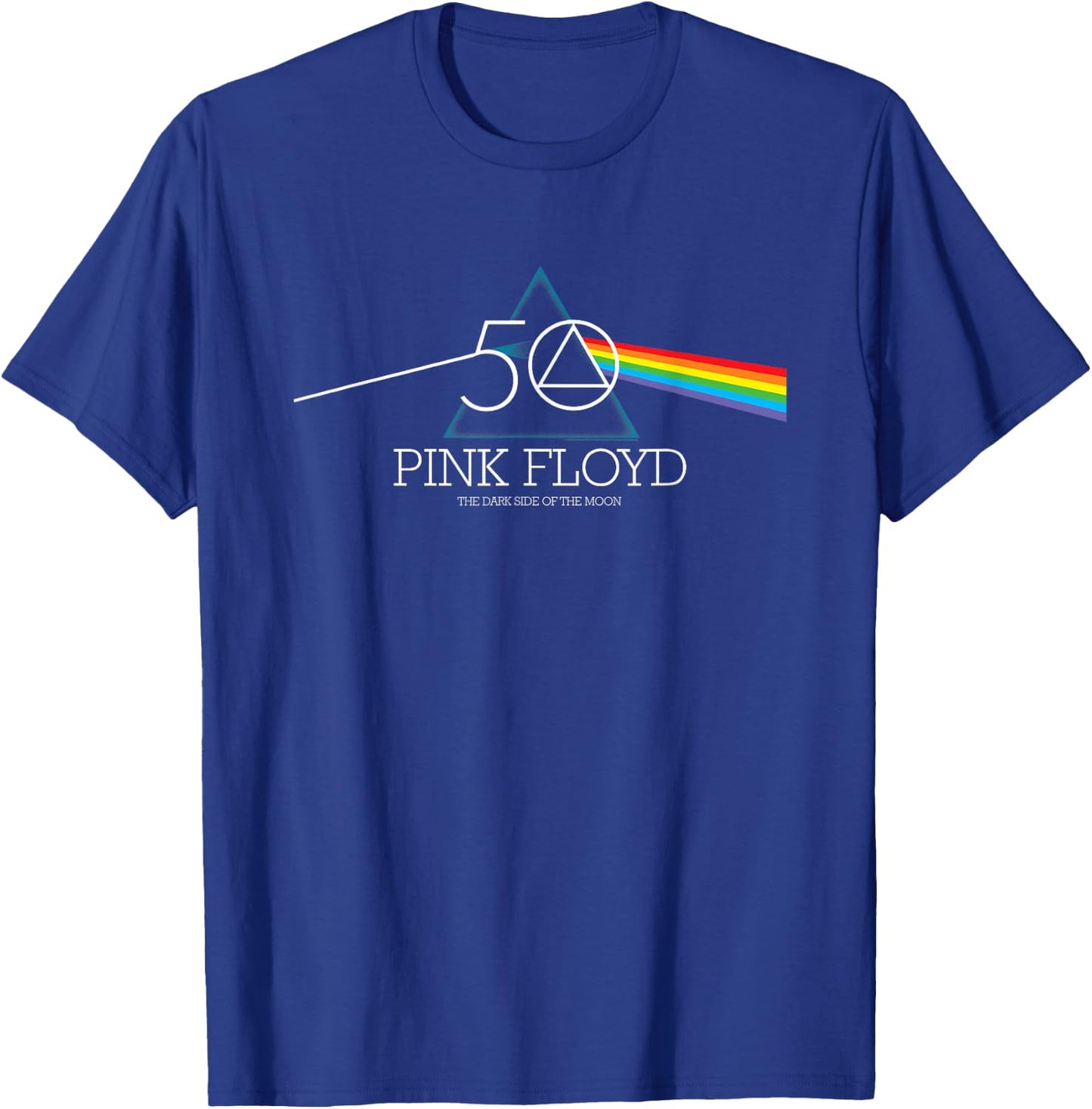 Pink Floyd The Dark Side of The Moon 50th Anniversary Prism T-Shirt - T-Shirt | Royal