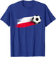 Poland Flag Jersey Polish Soccer Team Polish T-Shirt - T-Shirt | Royal
