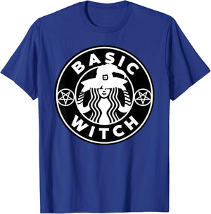 Basic Witch funny Halloween Basic Witch T-Shirt - T-Shirt | Royal