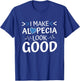 I Make Alopecia Look Good, Hairloss and Alopecia Warrior T-Shirt - T-Shirt | Royal