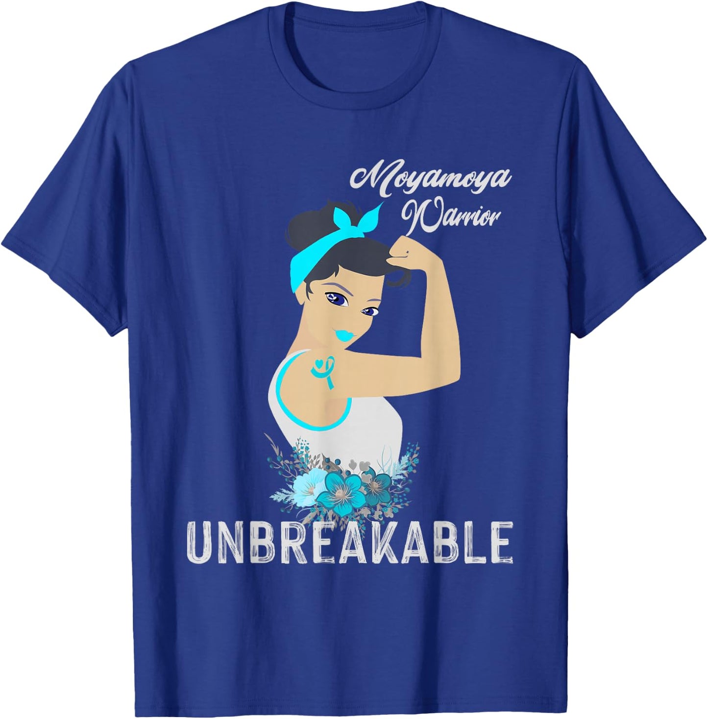 Moyamoya Awareness Unbreakable T-Shirt - T-Shirt | Royal