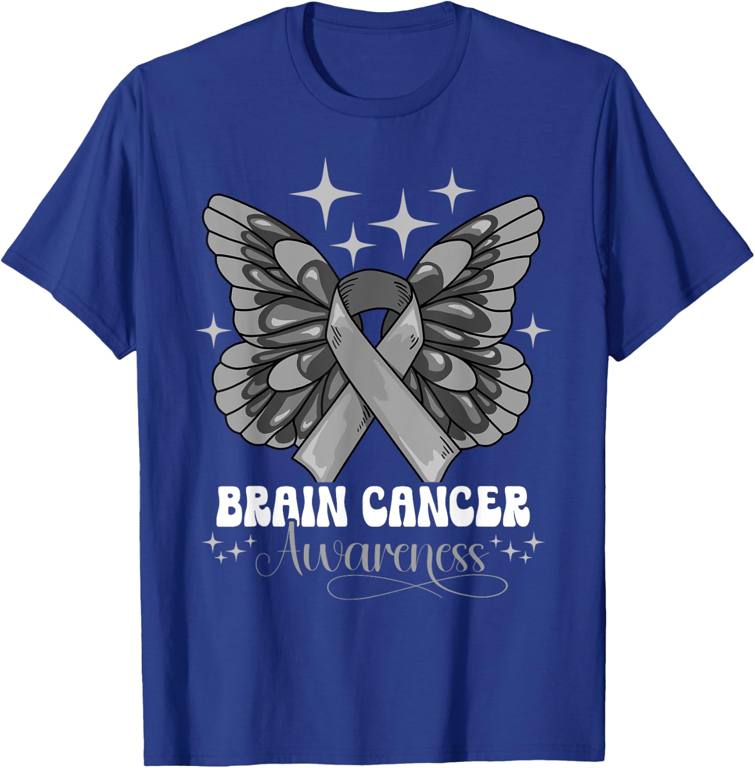 Brain Cancer Awareness T-Shirt - T-Shirt | Royal