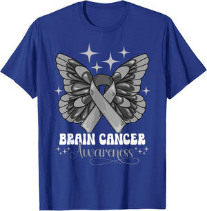 Brain Cancer Awareness T-Shirt - T-Shirt | Royal