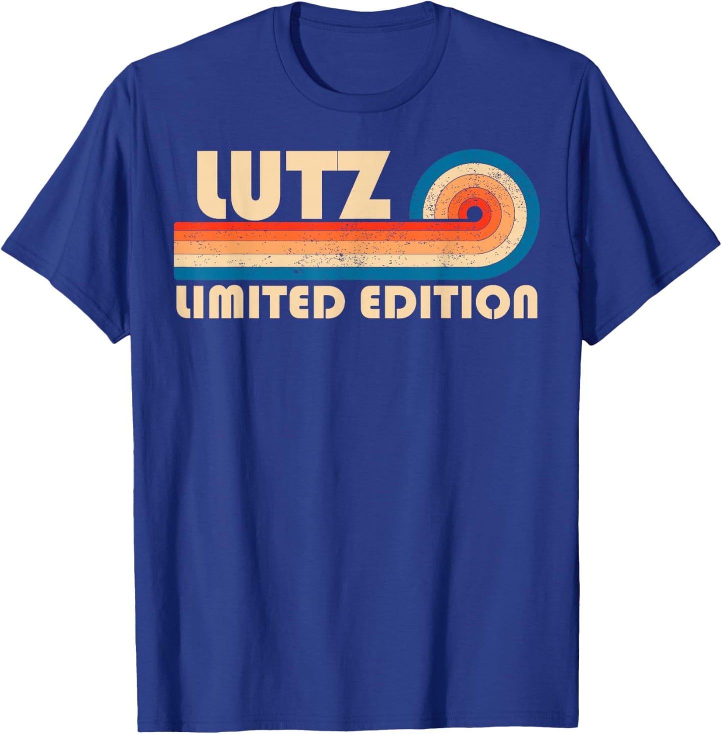 LUTZ Surname Retro Vintage 80s 90s Birthday Reunion T-Shirt - T-Shirt | Royal