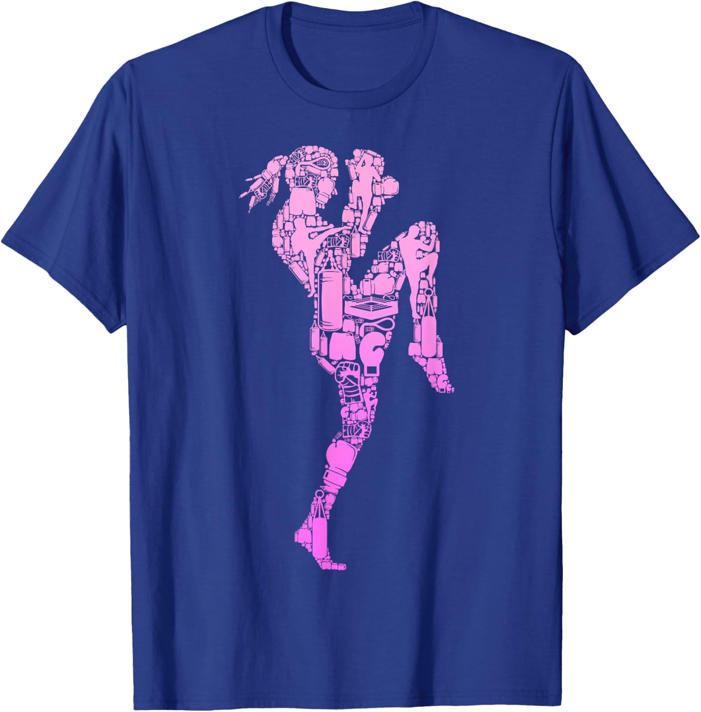 Muay Thai Women Girls T-Shirt - T-Shirt | Royal