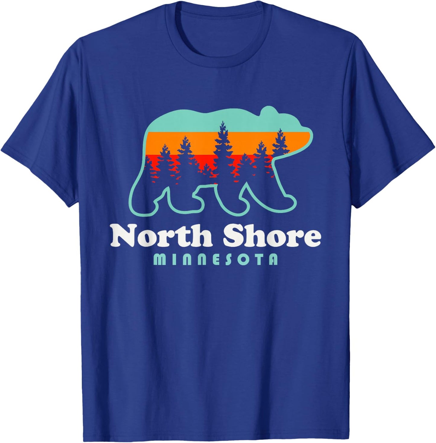 North Shore Minnesota Lake Superior Duluth MN T-Shirt - T-Shirt | Royal